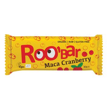 ROO’BAR Био суров бар с мака и червена боровинка 30 гр