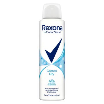 Rexona Cotton Dry Дезодорант против изпотяване за жени 150 мл