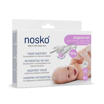 Nosko Вакумен аспиратор за нос + почистваща четка 
