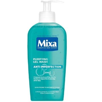 Mixa Anti-Imperfection Почистващ гел против несъвършенства 200 мл