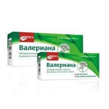Medica Валериана при безсъние и тревожност 100 таблетки