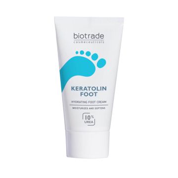 Biotrade Keratolin Хидратиращ крем за крака с 10% урея 50 мл