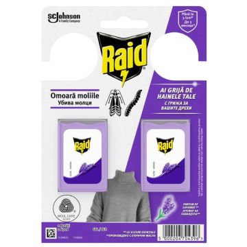 Raid Гел срещу молци лавандула 2 бр SC Johnson