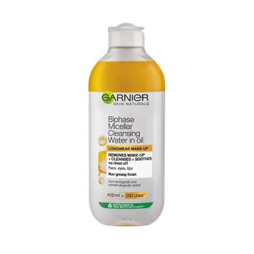 Garnier Skin Naturals Двуфазна мицеларна вода с масла 400 мл