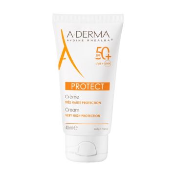A-Derma Protect Слънцезащитен крем за лице SPF50+ 40 мл