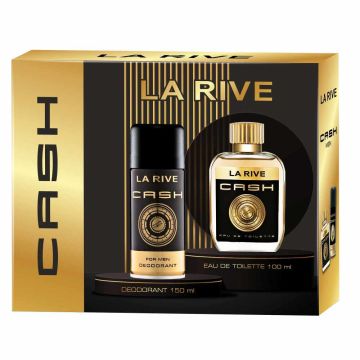 La Rive Cash for Men Тоалетна вода 100 мл + Дезодорант за мъже 150 мл Комплект