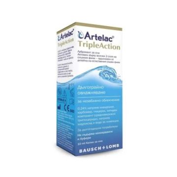 Artelac TripleAction Капки за очи 10 мл Bausch+Lomb