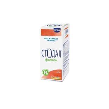 Boiron Стодал Фемили сироп без захар за кашлица от различен произход 200 мл