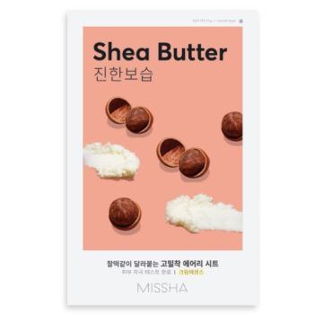 Missha Air Fit Хидратираща шийт маска за лице с масло от ший 1 бр