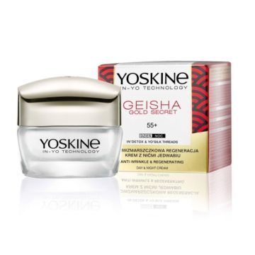 Yoskine Geisha Регенериращ дневен и нощен крем против бръчки 55+ 50 мл