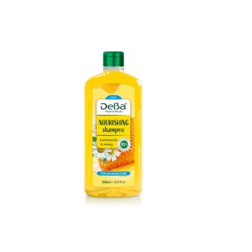 Deva Natural Beauty Подхранващ шампоан за увредена коса с лайка и мед 500 мл