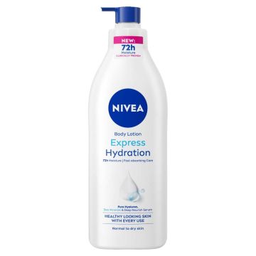 Nivea Express Hydration Лосион за тяло с помпа 400 мл