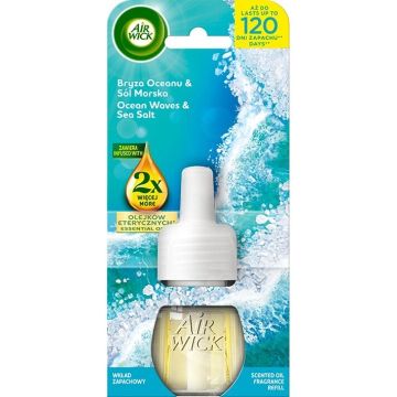 Air Wick Електрически ароматизатор + пълнител Extra Oils Океан и морска сол 19 мл
