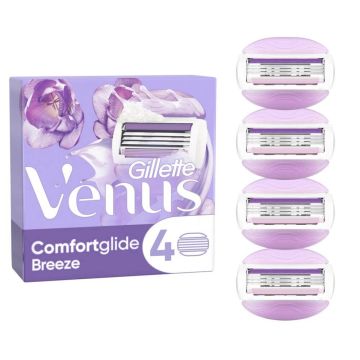 Gillette Venus Breeze Ножчета за дамска самобръсначка х 4 бр