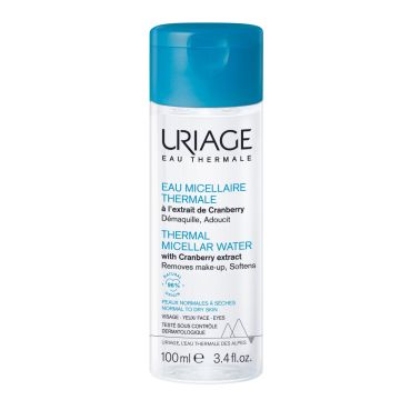Uriage Eau Thermale Почистваща мицеларна вода за лице за нормална и суха кожа 100 мл