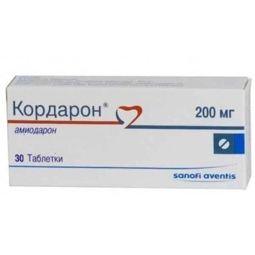 Кордарон 200 мг х 30 таблетки Sanofi