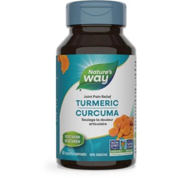 Nature's Way Turmeric Куркума природен антиоксидант с противовъзпалително действие х 60 таблетки