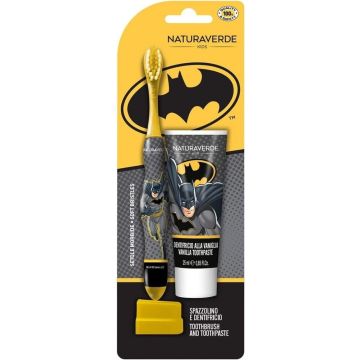 Naturaverde DISNEY Batman Детски четка и паста за зъби 25 мл Батман Комплект