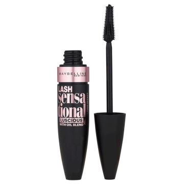 Maybelline Lash Sensational Luscious Спирала за обемни и извити мигли с наситен черен цвят