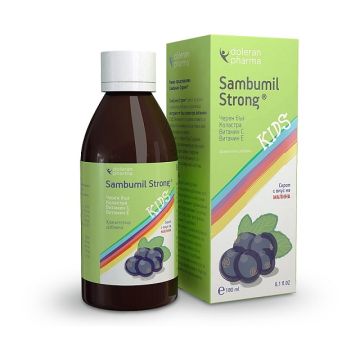 Sambumil Strong Kids Сироп за деца За имунната система 180 мл Doleran Pharma