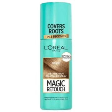 L’Oreal Magic Retouch Спрей за прикриване на бели корени 4 Beige 75 мл