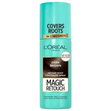 L’Oreal Magic Retouch Спрей за прикриване на бели корени 2 Dark Brown 75 мл