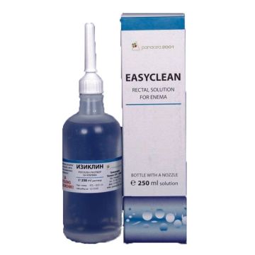 EasyClean Ректален разтвор за клизма при запек 250 мл Панацея 2001