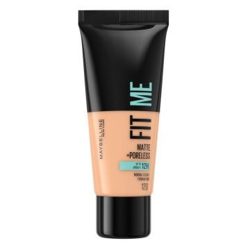 Maybelline Fit Me Матиращ фон дьо тен за нормална до мазна кожа 120 Classic Ivory