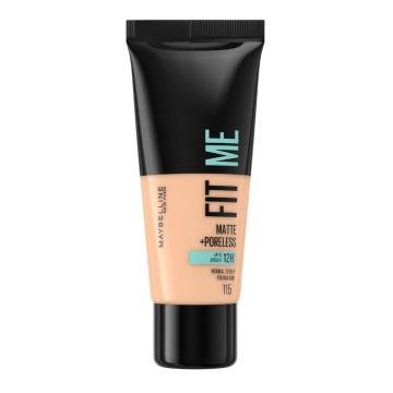 Maybelline Fit Me Матиращ фон дьо тен за нормална до мазна кожа 115 Ivory