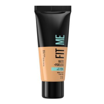 Maybelline Fit Me Матиращ фон дьо тен за нормална до мазна кожа 220 Natural Beige