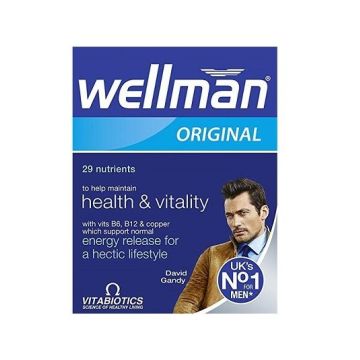 Wellman Original Витамини за мъже x 30 таблетки Vitabiotics