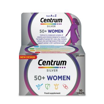 Centrum Silver Women 50+ A-Z Силвър Витамини и минерали за жени х 30 таблетки Pfizer