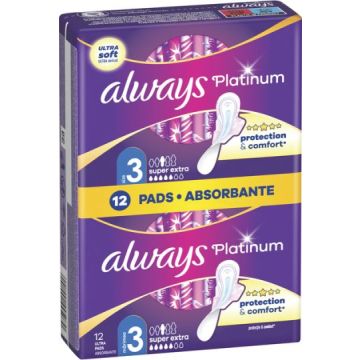 Always Platinum Дамски превръзки x12 бр