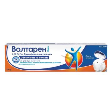 Волтарен Форте Гел Усилена формула за лечение на болка, възпаление и оток в ставите и мускулите 2.32% х 150 г GlaxoSmithKline