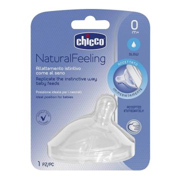 Chicco Natural Feeling биберон една капка 0М+ х1 бр 