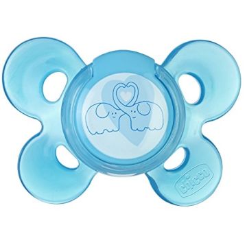 Chicco залъгалка физио комфорт силикон 6-12M момче х1 бр