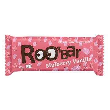 ROO’BAR Био суров бар с черница и ванилия 30 гр