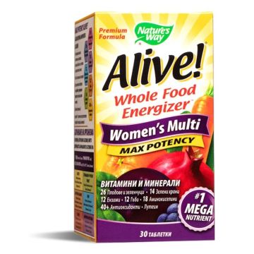 Nature's Way Alive Women's Multi Алайв мултивитамини за жени х 30 таблетки