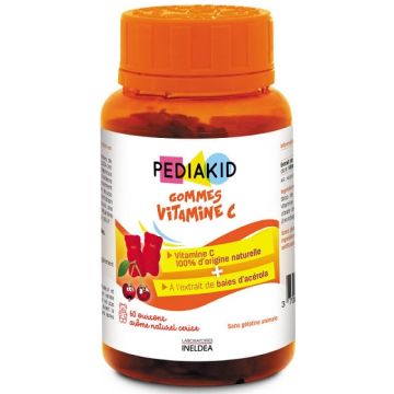 Pediakid Gommes Vitamine C Дъвчащи мечета с Витамин C х60 бр