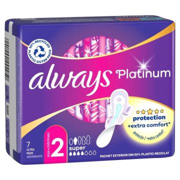 Always Platinum Дамски превръзки x7 бр