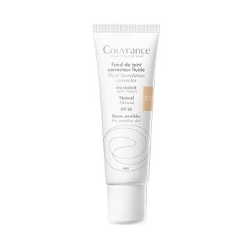 Avene Couvrance Фон дьо тен коректор SPF20 Нюанс 02 Натурал 30 мл