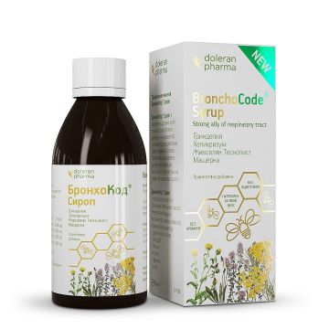 BronchoCode Сироп за кашлица 180 мл Doleran Pharma