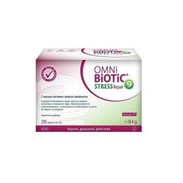 Omni Biotic Stress Repair Синбиотик за чревен комфорт при стрес 3 гр 28 сашета