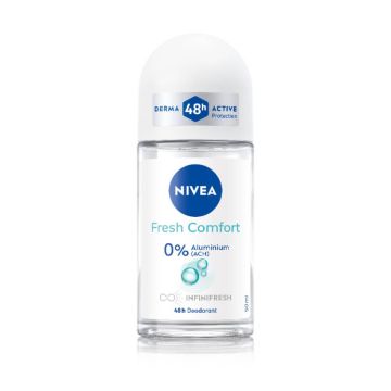 Nivea Fresh Comfort Дезодорант рол-он против изпотяване за жени 50 мл
