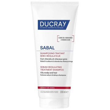 Ducray Sabal Себорегулиращ третиращ шампоан 200 мл