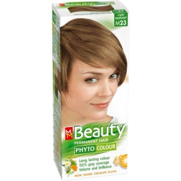 MM Beauty Phyto Colour Трайна фито боя за коса, М23 Светъл лешник