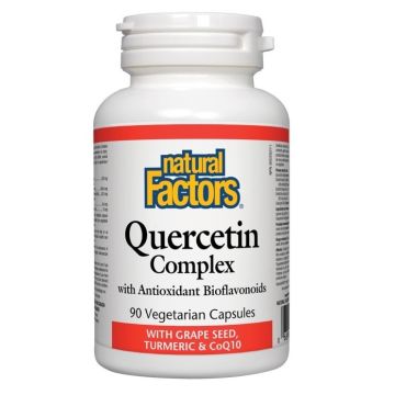 Natural Factors Quercetin Complex – антиоксидантно и противовъзпалително действие 466 мг х 90 капсули