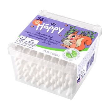 Bella Baby Happy Клечки за уши за бебе в кутия х 56 бр