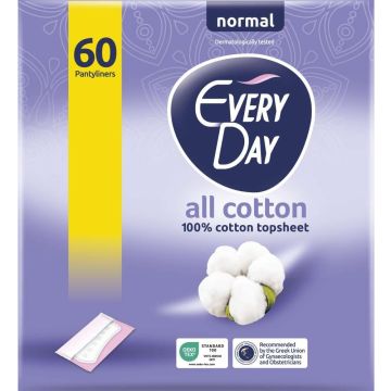 Everyday All Cotton Ежедневни дамски превръзки 60 броя