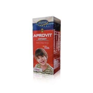  Biogame Апровит Сироп с вкус на портокал за висок имунитет 150 мл 